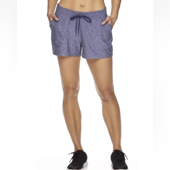 Nwt Reebok Women’s Goal Shorts Size 3X Medieval Blue Heather Athletic stretchy - Picture 4 of 16